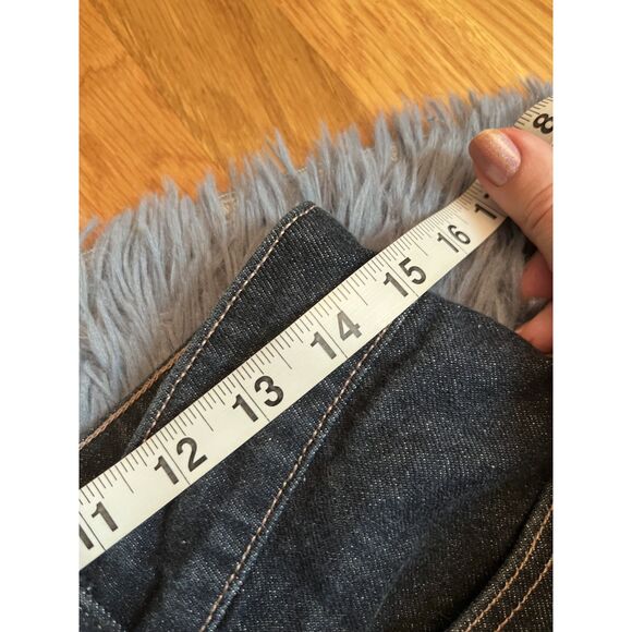 H&M High Rise Dark Navy Denim Barrel Leg Jeans Size 6 - Picture 3 of 7